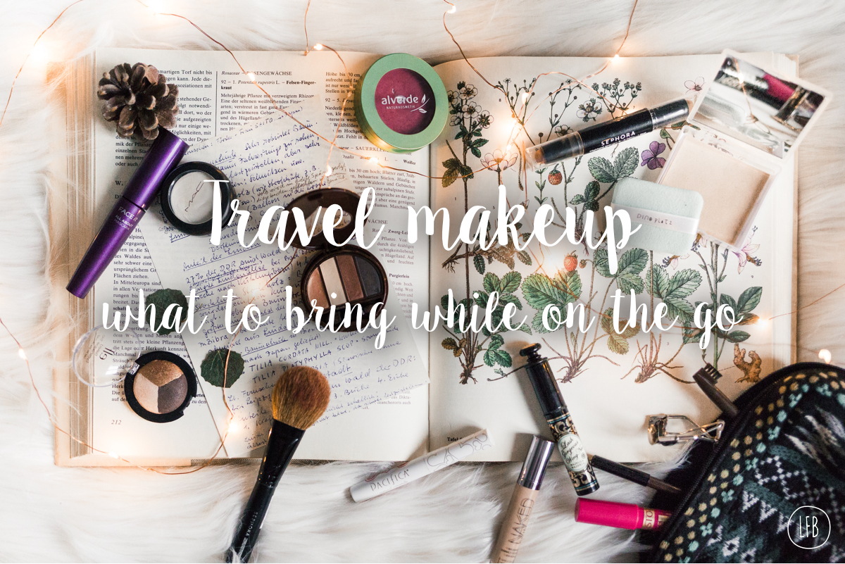 Travel Makeup essentials - tips on what to pack for a girl on the go - photographed by Rae Tashman - lovefromberlin.net