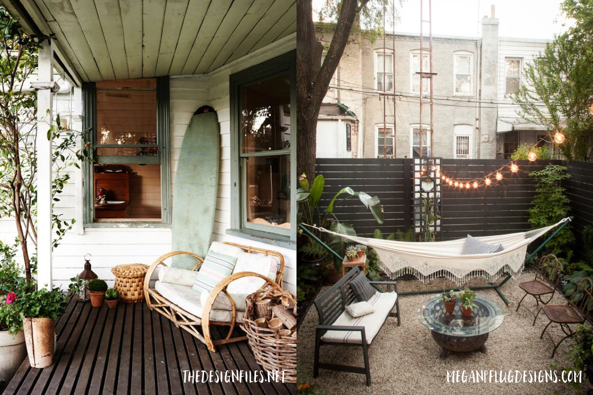 Bohemian Outdoor spaces - curated from pinterest - lovefromberlin.net