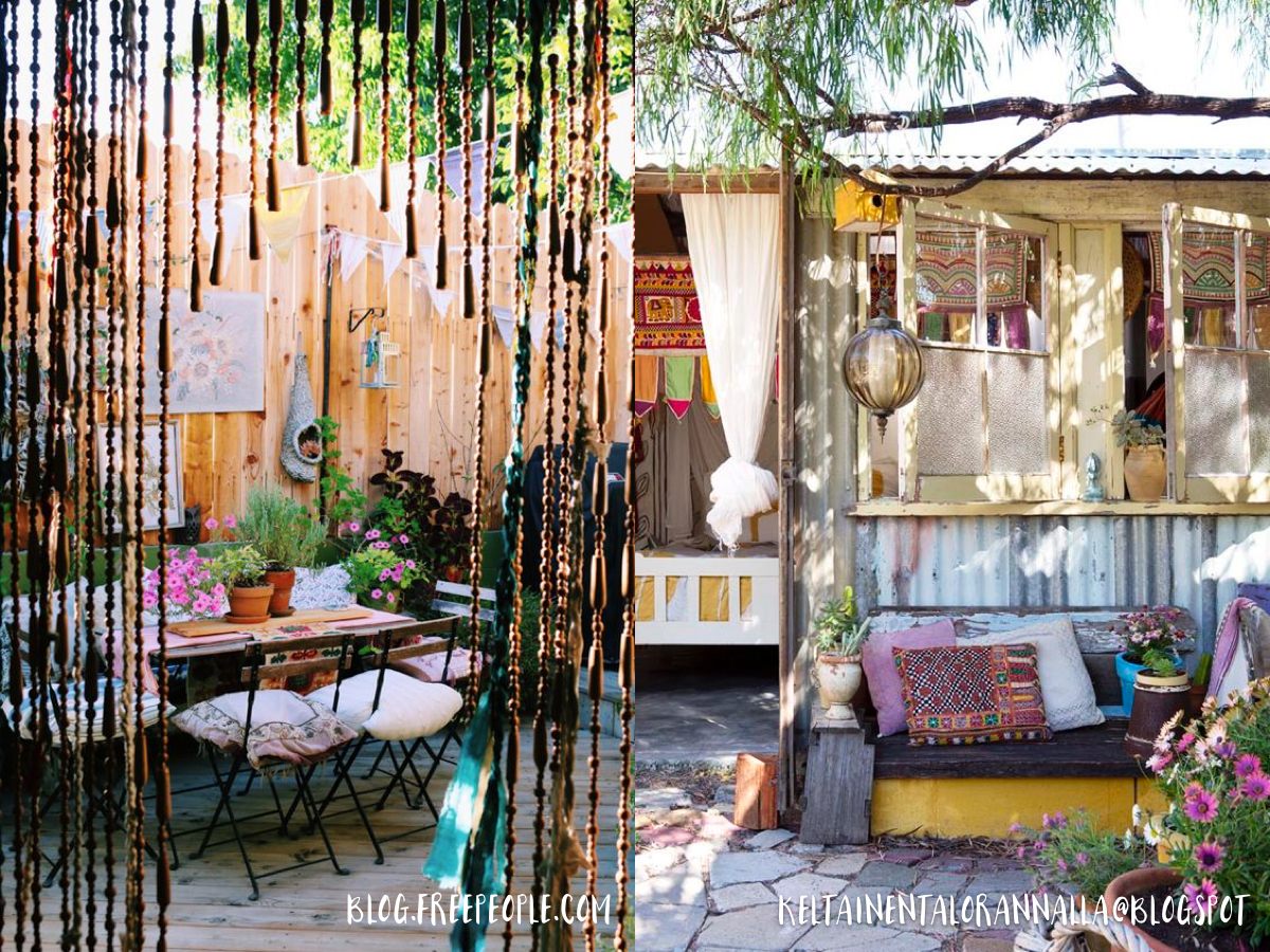 Bohemian Outdoor spaces - curated from pinterest - lovefromberlin.net